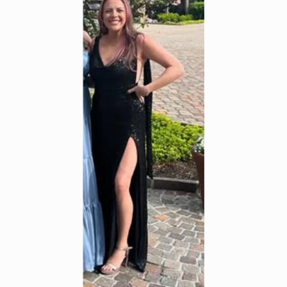 Showpo Maxi Dress - Cowl Neck Backless Dress - Picture 2 of 4